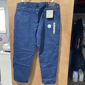 Cabella's Flannel Lined Men's Jeans NWT 48X32 Relaxed Fit